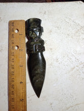 Load image into Gallery viewer, Polished Gold Sheen Blk Onyx Athame 55g
